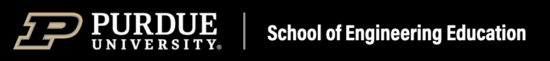 Logo for Purdue University School of Engineering Education